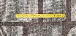 Full view of New Morocco rug from Pakistan, 308 × 208 cm in Gray tones