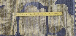 Full view of New Morocco rug from Pakistan, 302 × 209 cm in Yellow tones