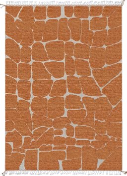 Full view of New Morocco rug from Pakistan, 290 × 205 cm in Yellow tones
