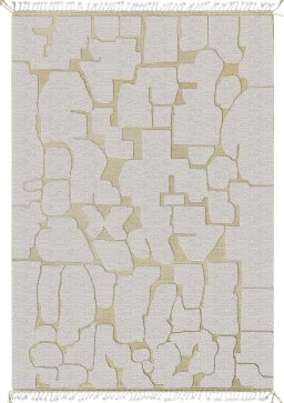 Full view of New Morocco rug from Pakistan, 311 × 208 cm in Beige tones