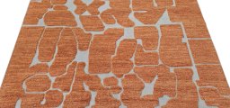 Surface texture of New Morocco rug with natural Wool and intricate pattern