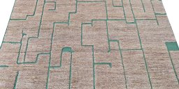 Surface texture of New Morocco rug with natural Wool and intricate pattern