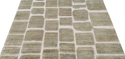 Surface texture of New Morocco rug with natural Wool and intricate pattern
