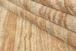 Close-up detail of New Nepal Carpets rug from Nepal showing Wool weave