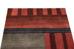 Surface texture of New Nepal Carpets rug with natural Wool and intricate pattern