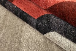 Close-up detail of New Nepal Carpets rug from Nepal showing Wool weave