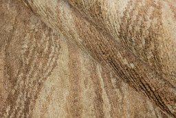 Close-up detail of New Nepal Carpets rug from Nepal showing Wool weave