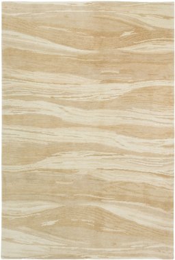 Full view of New Nepal Carpets rug from Nepal, 274 × 183 cm in Cream tones