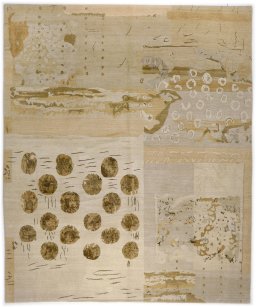 Full view of New Nepal Carpets rug from Nepal, 302 × 251 cm in Beige tones