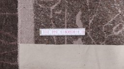 Full view of New Nepal Carpets rug from Nepal, 302 × 259 cm in Gray tones