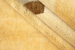 Full view of New Nepal Carpets rug from Nepal, 361 × 272 cm in Cream tones