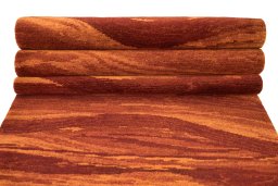 Full view of New Nepal Carpets rug from Nepal, 394 × 89 cm in Red tones