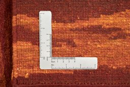 Close-up detail of New Nepal Carpets rug from Nepal showing Wool weave
