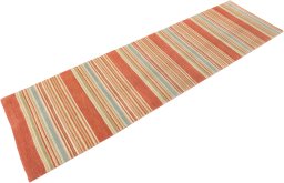 Corner detail of New Nepal Carpets rug showing border pattern and Wool pile