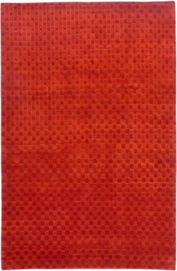 Full view of New Nepal Carpets rug from Nepal, 279 × 185 cm in Red tones
