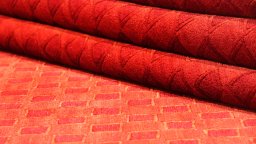 Close-up detail of New Nepal Carpets rug from Nepal showing Wool weave
