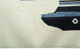 Central medallion detail of New Kilim Dastan rug from Turkey
