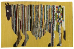 Full view of New Kilim Dastan rug from Turkey, 265 × 170 cm in Multi Color tones