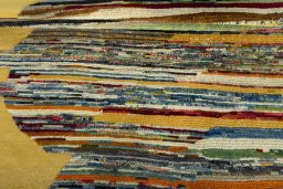 Full view of New Kilim Dastan rug from Turkey, 265 × 170 cm in Multi Color tones