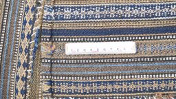 Close-up detail of 1920s Kilim Jajim rug from Iran / Persia showing Wool weave