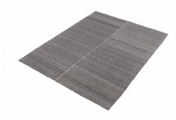 Corner detail of New Kilim Kiasar rug showing border pattern and Wool pile