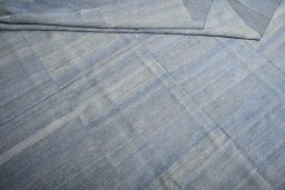 Close-up detail of New Kilim Kiasar rug from Iran / Persia showing Wool weave