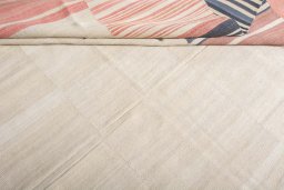 Full view of New Kilim Kiasar rug from Iran / Persia, 352 × 255 cm in Beige tones