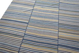 Surface texture of New Kilim Kiasar rug with natural Wool and intricate pattern