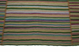 Surface texture of New Kilim Kiasar rug with natural Wool and intricate pattern