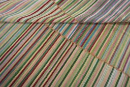 Close-up detail of New Kilim Kiasar rug from Iran / Persia showing Wool weave
