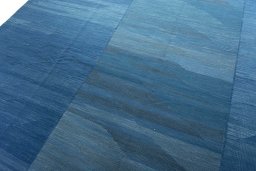 Surface texture of New Kilim Kiasar rug with natural Wool and intricate pattern