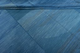 Full view of New Kilim Kiasar rug from Iran / Persia, 384 × 300 cm in Blue tones