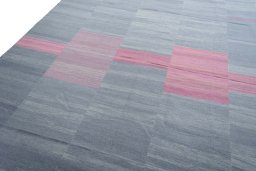 Surface texture of New Kilim Kiasar rug with natural Wool and intricate pattern