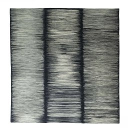 Full view of New Kilim Kiasar rug from Iran / Persia, 308 × 292 cm in Gray tones