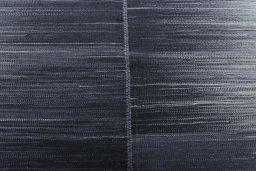 Backside of handmade New Kilim Kiasar rug showing knot structure and weave density