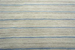 Backside of handmade New Kilim Kiasar rug showing knot structure and weave density