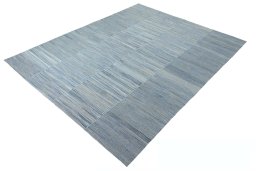 Corner detail of New Kilim Kiasar rug showing border pattern and Wool pile