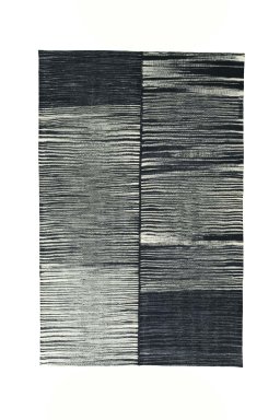 Full view of New Kilim Kiasar rug from Iran / Persia, 195 × 126 cm in Gray tones