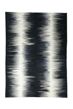 Full view of New Kilim Kiasar rug from Iran / Persia, 428 × 310 cm in Gray tones