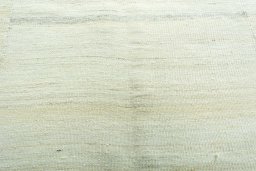 Backside of handmade New Kilim Kiasar rug showing knot structure and weave density
