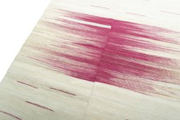 Surface texture of New Kilim Kiasar rug with natural Wool and intricate pattern