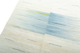 Surface texture of New Kilim Kiasar rug with natural Wool and intricate pattern