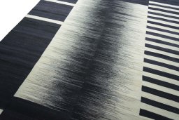 Surface texture of New Kilim Kiasar rug with natural Wool and intricate pattern