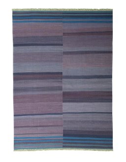 Full view of New Kilim Kiasar rug from Iran / Persia, 250 × 180 cm in Red tones