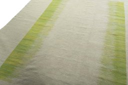 Surface texture of New Kilim Kiasar rug with natural Wool and intricate pattern