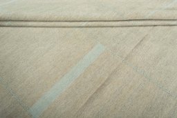 Full view of New Kilim Kiasar rug from Iran / Persia, 371 × 274 cm in Beige tones