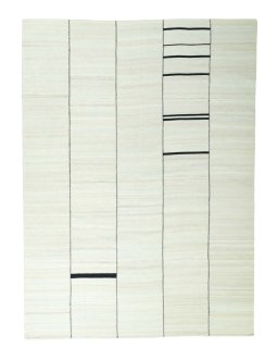 Full view of New Kilim Kiasar rug from Iran / Persia, 370 × 271 cm in Beige tones