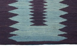 Central medallion detail of New Kilim Sofre rug from Iran / Persia