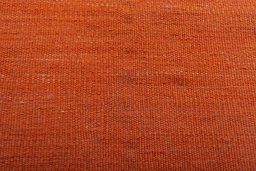Backside of handmade New Kilim Sofre rug showing knot structure and weave density
