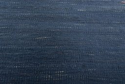 Backside of handmade New Kilim Sofre rug showing knot structure and weave density